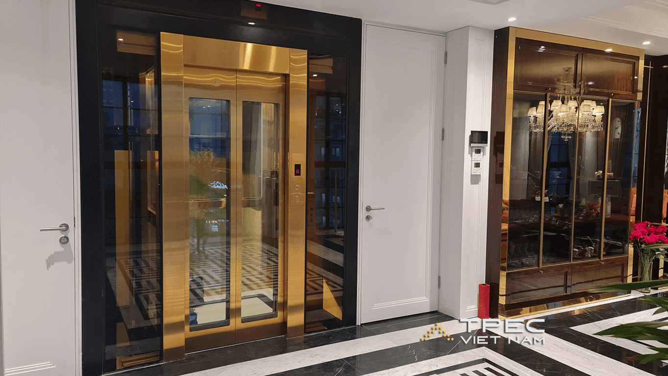 Dự án thang máy kính 630kg - Tôn Đức Thắng