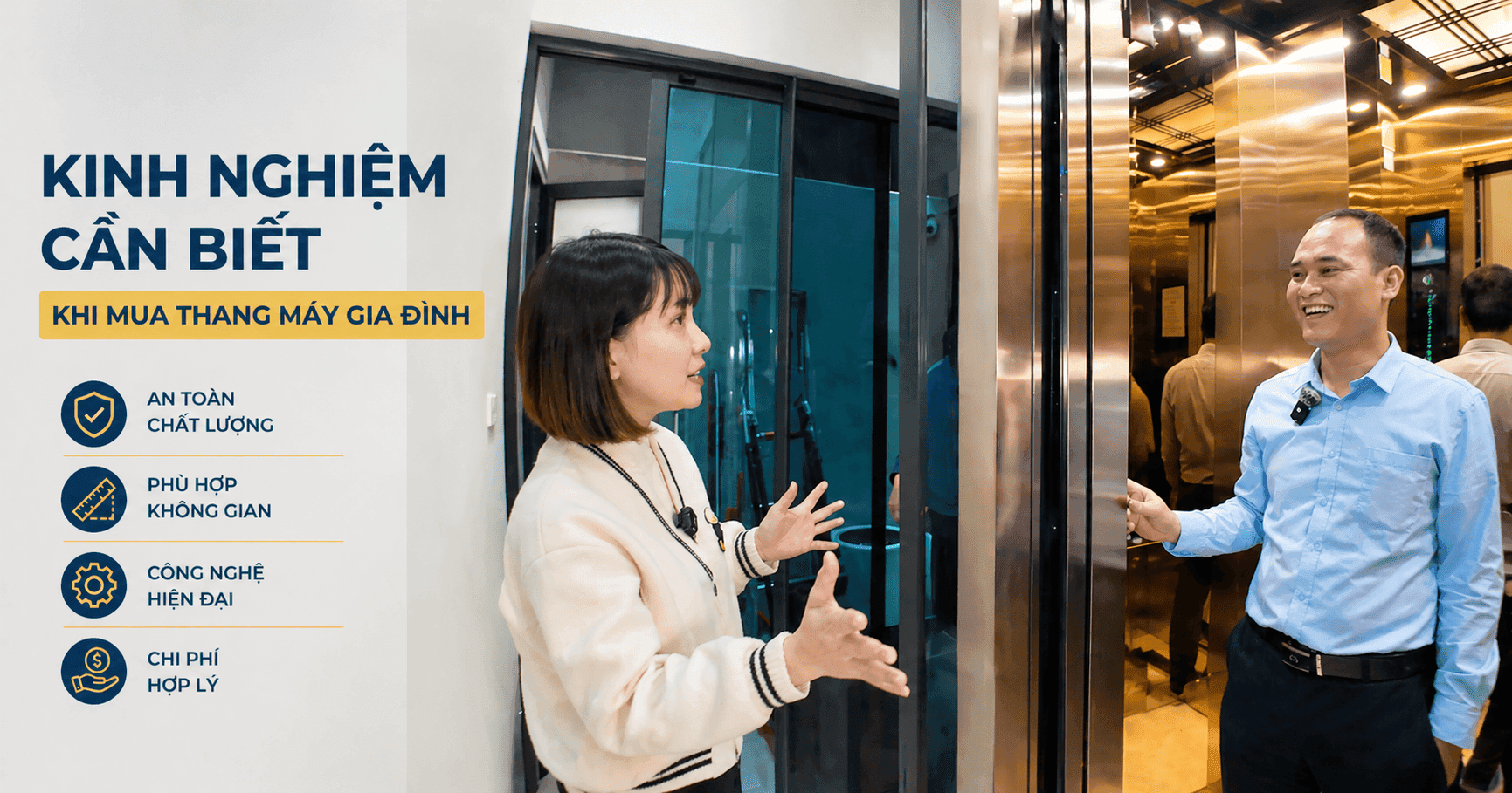 Kinh nghiệm cần biết khi mua thang máy gia đình