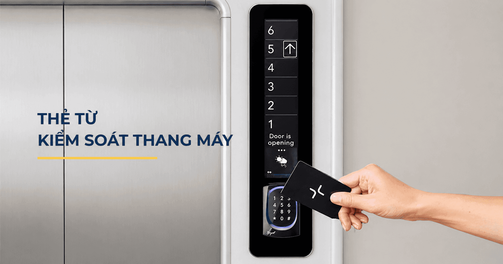 Thẻ từ thang máy chuyên dụng - Kiểm soát hạn chế nguy cơ xâm nhập, trộm cắp