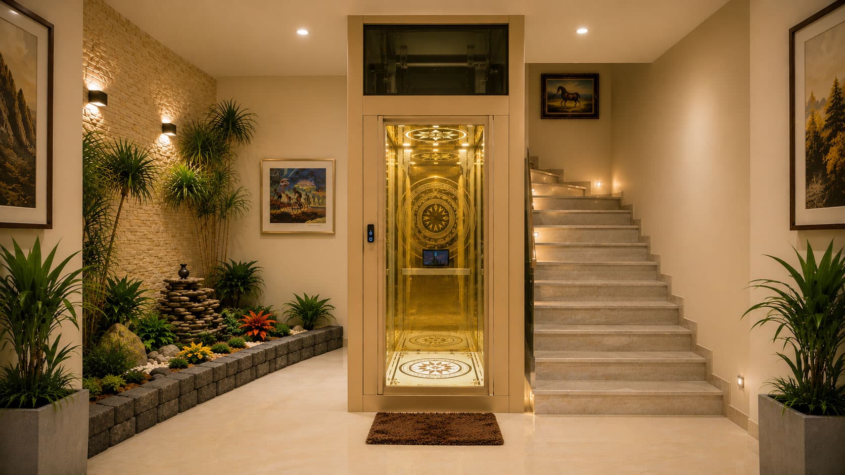 Thang máy mini không hố pit Bình Hưng Hòa