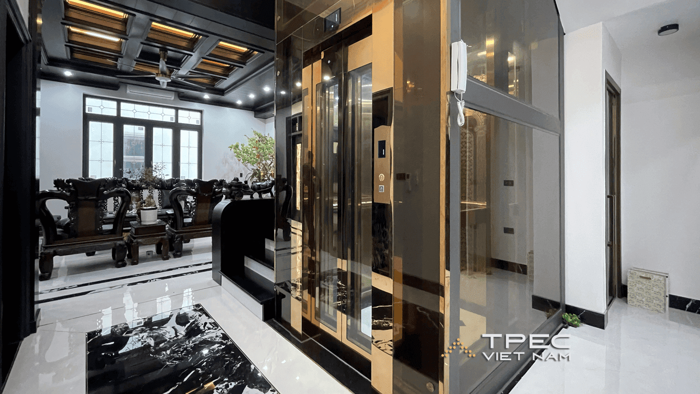 Dự án thang máy kính 450kg tại Phú Xuyên - Hà Nội