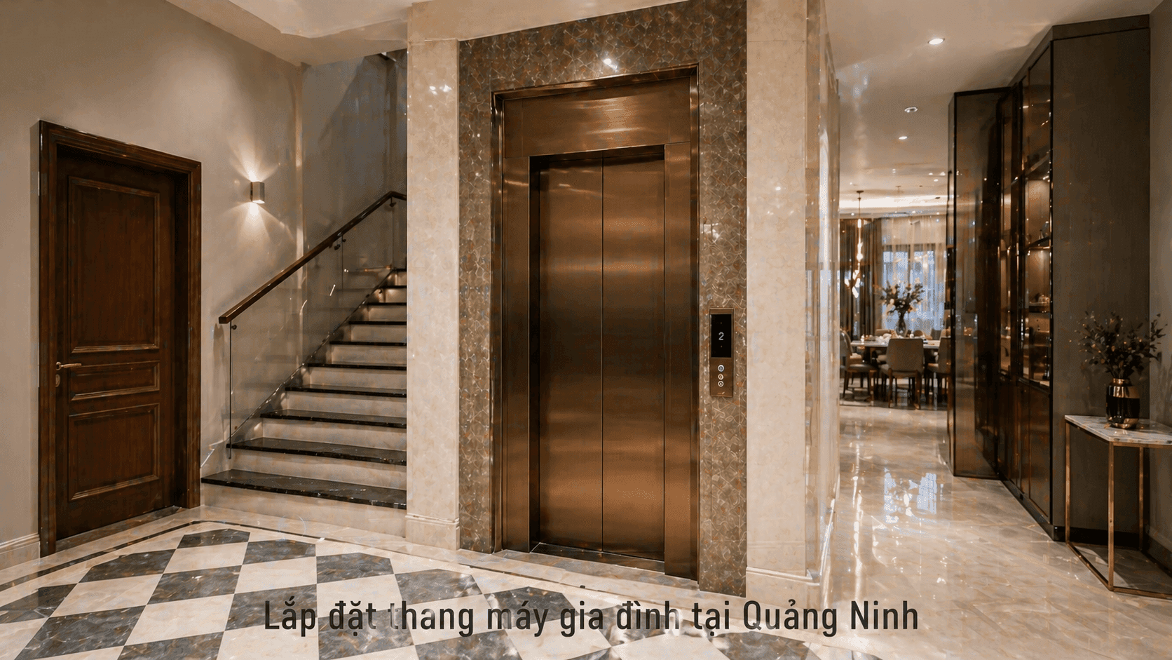 Thang máy gia đình Quảng Ninh: Tư vấn lắp đặt tại Hạ Long, Móng Cái, Uông Bí và các địa bàn lân cận