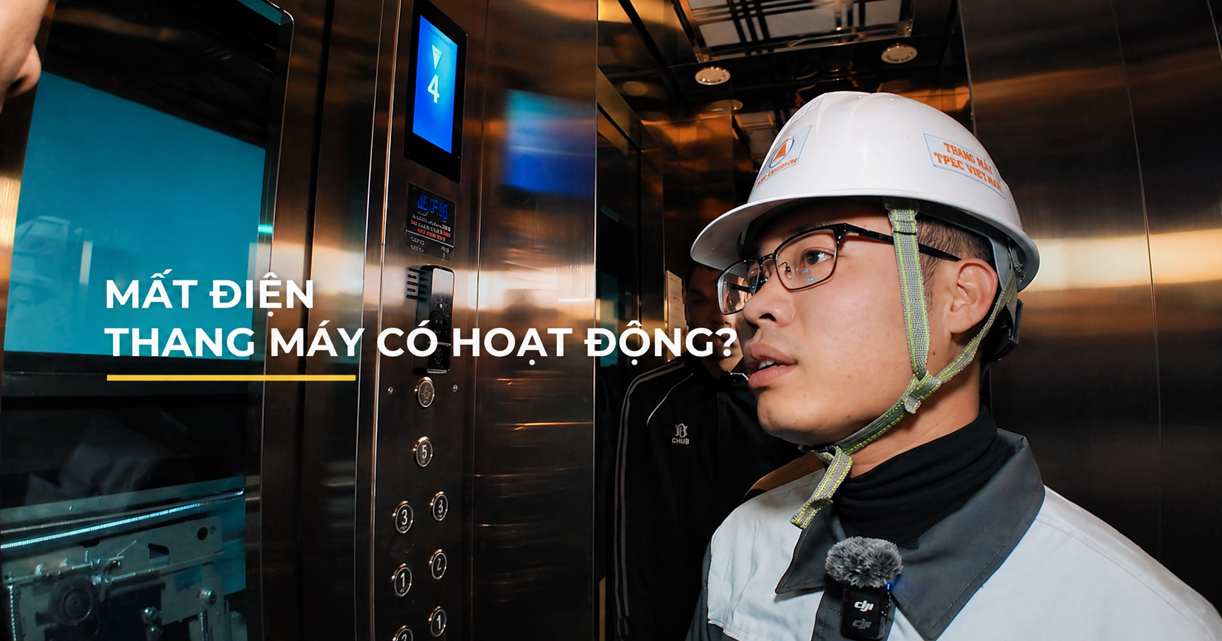 Sự cố mất điện thang máy có hoạt động