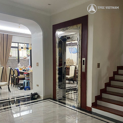 Mẫu thang máy gia đình đẹp