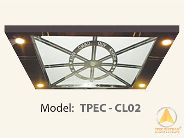 Mẫu trần thang máy TPEC CL02