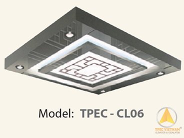 Mẫu trần thang máy TPEC CL06