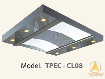 Mẫu trần thang máy TPEC CL08