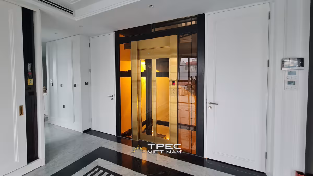 Dự án thang máy tpec cho nhà phố - tôn đức thắng