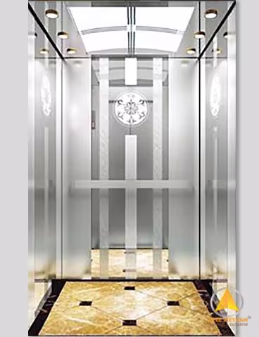 Mẫu cabin hoa văn trắng 01