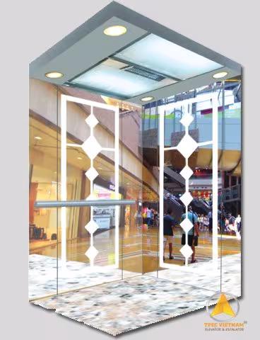 Mẫu cabin hoa văn trắng 03