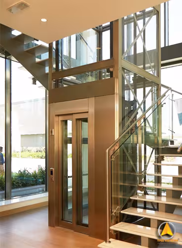 Khung nhôm thang máy Luxury