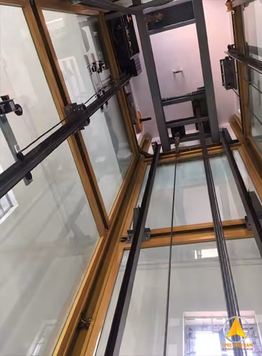 khung thép chấn định hình sơn tĩnh điện màu vàng bắt bulon