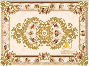 Sàn gạch thang máy hoa văn 3