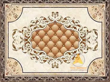 Mẫu sàn gạch thang máy hoa văn