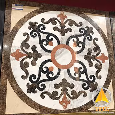 Mẫu sàn thang máy bằng đá marble lựa chọn 1