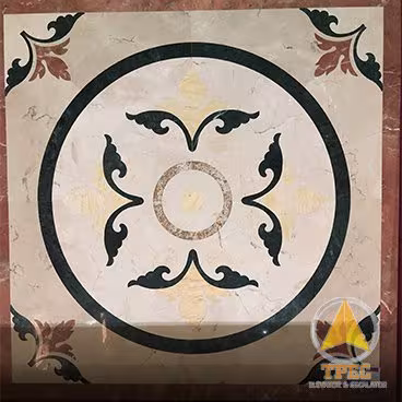 Mẫu sàn thang máy bằng đá marble lựa chọn 5