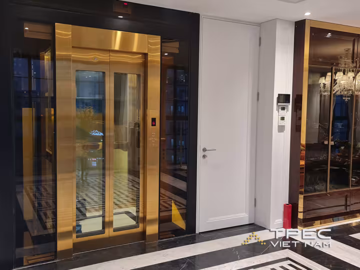 Dự án thang máy kính 630kg - Phố Tôn Đức Thắng