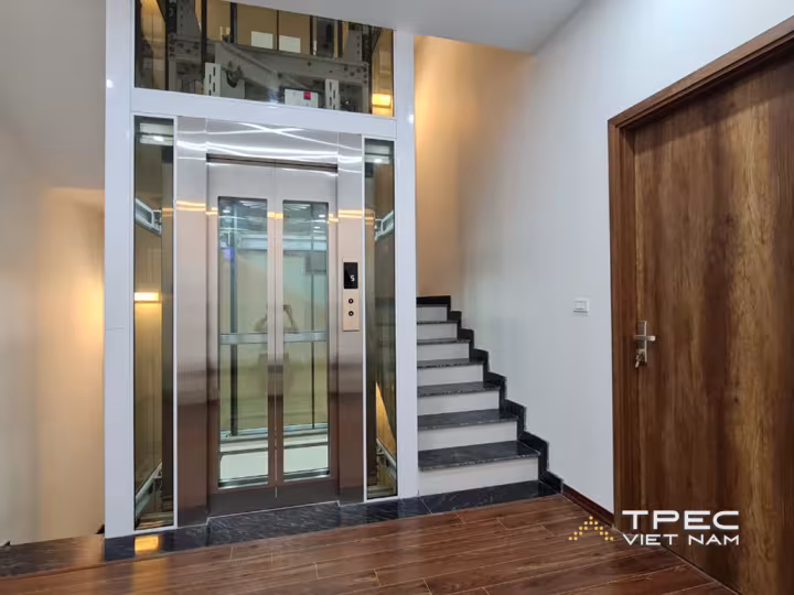 Thang máy kính 450kg