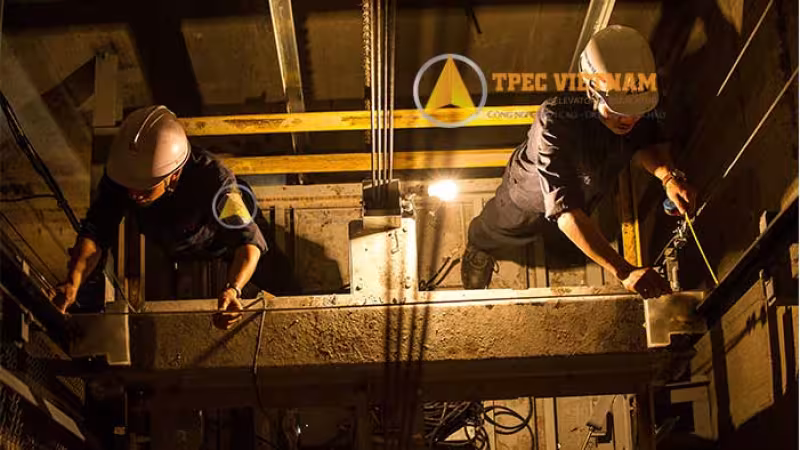 Quy trình lắp đặt thang máy