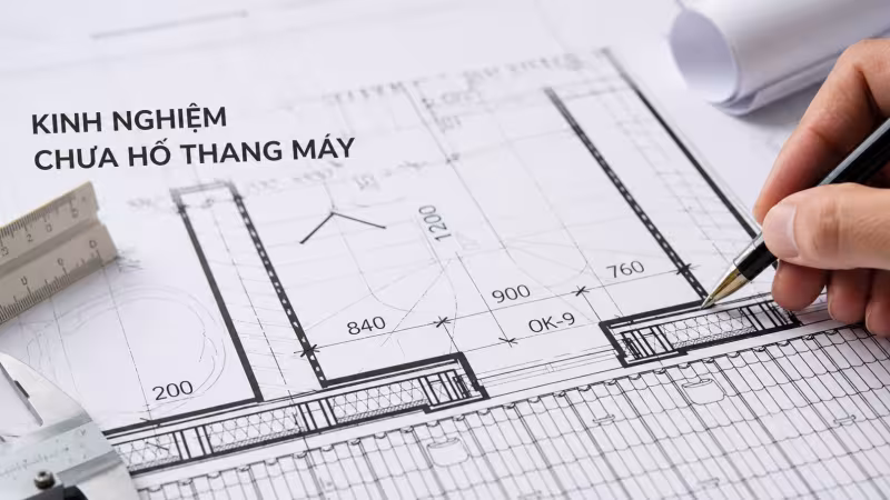 Kinh nghiệm chừa hố thang máy