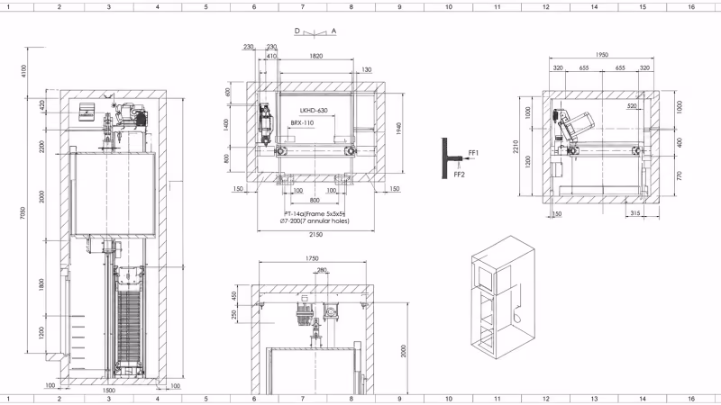 Những thông số kỹ thuật thang máy gia đình cần biết khi lắp đặt