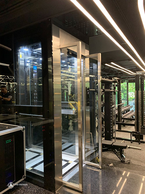 Thang máy mini pit nông Thang máy mini pit nông